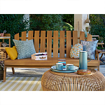 Садовая скамья из массива акации Ruth Wooden Bench варинант исполнения - 4 | Loft Concept в Барнауле