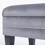Мягкая банкетка с зоной для хранения Casket Grey варинант исполнения - 3 | Loft Concept в Барнауле