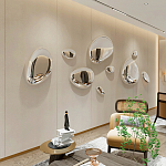 Абстрактная скульптура на стену в виде капли воды Water Outline варинант исполнения - 3 | Loft Concept в Барнауле