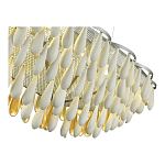 Люстра с подвесками в форме капель на серебристом каркасе Raindrop варинант исполнения - 4 | Loft Concept в Барнауле