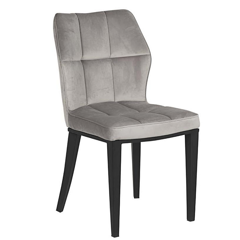 Стул Deffo Chair Серый Черный в Барнауле | Loft Concept 
