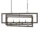 Люстра из пересекающихся прямоугольных элементов Intersecting Rectangles варинант исполнения - 2 | Loft Concept в Барнауле