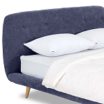 Кровать с мягким изголовьем Palmer Bed варинант исполнения - 12 | Loft Concept в Барнауле