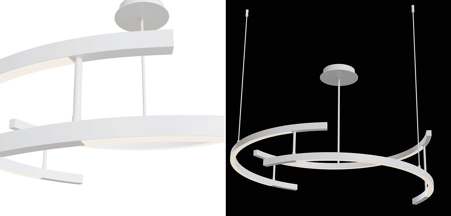 Люстра Smeragde Light Chandelier white arcs Люстра Smeragde Light Chandelier white arcs - Loft-Concept в Барнауле
