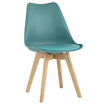 Стул с основой из пластика и мягким сиденьем Arvika Azure варинант исполнения - 1 | Loft Concept в Барнауле