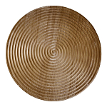 Журнальный столик с круглой фактурной столешницей из натурального дерева Vortex варинант исполнения - 2 | Loft Concept в Барнауле