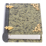 Шкатулка в виде книги из натурального камня змеевик Stone Casket варинант исполнения - 1 | Loft Concept в Барнауле