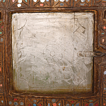 Декоративная винтажная печка из глины с инкрустацией Rarity варинант исполнения - 2 | Loft Concept в Барнауле