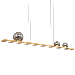 Светодиодная линейная люстра IONA Сhandelier gold 103 варинант исполнения - 1 | Loft Concept в Барнауле