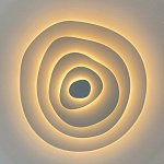 Потолочная люстра круглая многослойная Multilayering варинант исполнения - 9 | Loft Concept в Барнауле