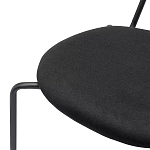 Стул с мягким сиденьем черный Stool Loft Black варинант исполнения - 7 | Loft Concept в Барнауле