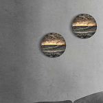 Бра в форме диска из керамогранита Eclipse of Celestial Bodies варинант исполнения - 5 | Loft Concept в Барнауле