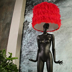 Лампа MANNEQUIN LAMP с абажуром модельный позинг варинант исполнения - 6 | Loft Concept в Барнауле