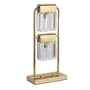 Настольная лампа Crystal Pendants gold 2