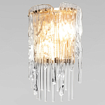 Бра с эффектом стекающего стекла и прозрачными трубками Textured Glass варинант исполнения - 4 | Loft Concept в Барнауле