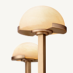 Люстрас 6-ю мраморными плафонами в форме купола Light Warm Light варинант исполнения - 2 | Loft Concept в Барнауле