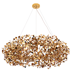 Люстра подвесная круглая с многочисленными металлическими круглыми элементами Terzani Argent варинант исполнения - 4 | Loft Concept в Барнауле