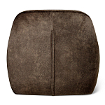 Барный стул со спинкой и подлокотниками на 4-х черных ножках Douglas Rhombus Коричневый Велюр варинант исполнения - 4 | Loft Concept в Барнауле