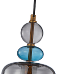 Подвесной светильник со стеклянным плафоном дымчатого цвета Prestige варинант исполнения - 4 | Loft Concept в Барнауле