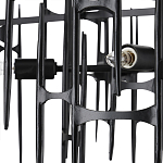 Люстра черная остроконечной формы Black Satin варинант исполнения - 2 | Loft Concept в Барнауле