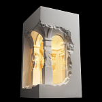 Встраиваемый в стену гипсовый светильник под покраску с колоннами и арками в античном стиле Antiquity Athena варинант исполнения - 7 | Loft Concept в Барнауле