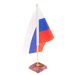 Флагшток на подставке из натурального камня Stone Flagpole варинант исполнения - 2 | Loft Concept в Барнауле