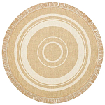 Ковер из комбинированного состава с узором The Cycle of Happiness варинант исполнения - 1 | Loft Concept в Барнауле