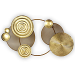 Панно настенное Blank Sheet Golden Orbit варинант исполнения - 1 | Loft Concept в Барнауле