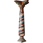 Антикварная колонна из массива тика Unique Indian Antique Column варинант исполнения - 1 | Loft Concept в Барнауле