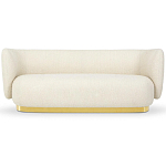 Диван с обивкой букле Ambrose Soft Boucle Sofa варинант исполнения - 1 | Loft Concept в Барнауле