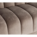 Диван трехместный велюровый серый Island of Comfort варинант исполнения - 4 | Loft Concept в Барнауле