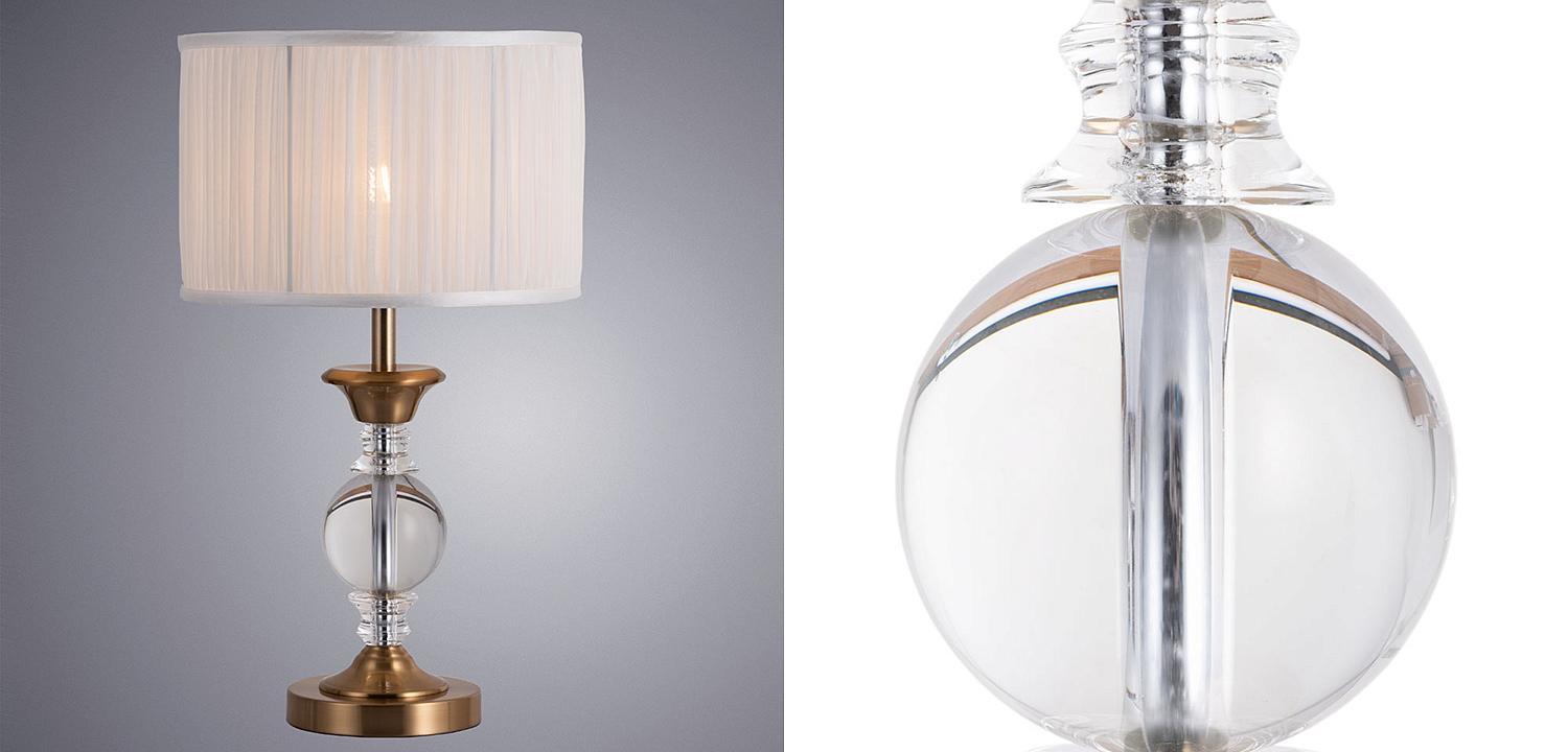 Настольная лампа Fluid glass lamp Настольная лампа Fluid glass lamp - Loft-Concept в Барнауле