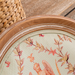 Стул из массива бука светло-зеленый с растительным орнаментом Raffael Angel Green Chair варинант исполнения - 3 | Loft Concept в Барнауле