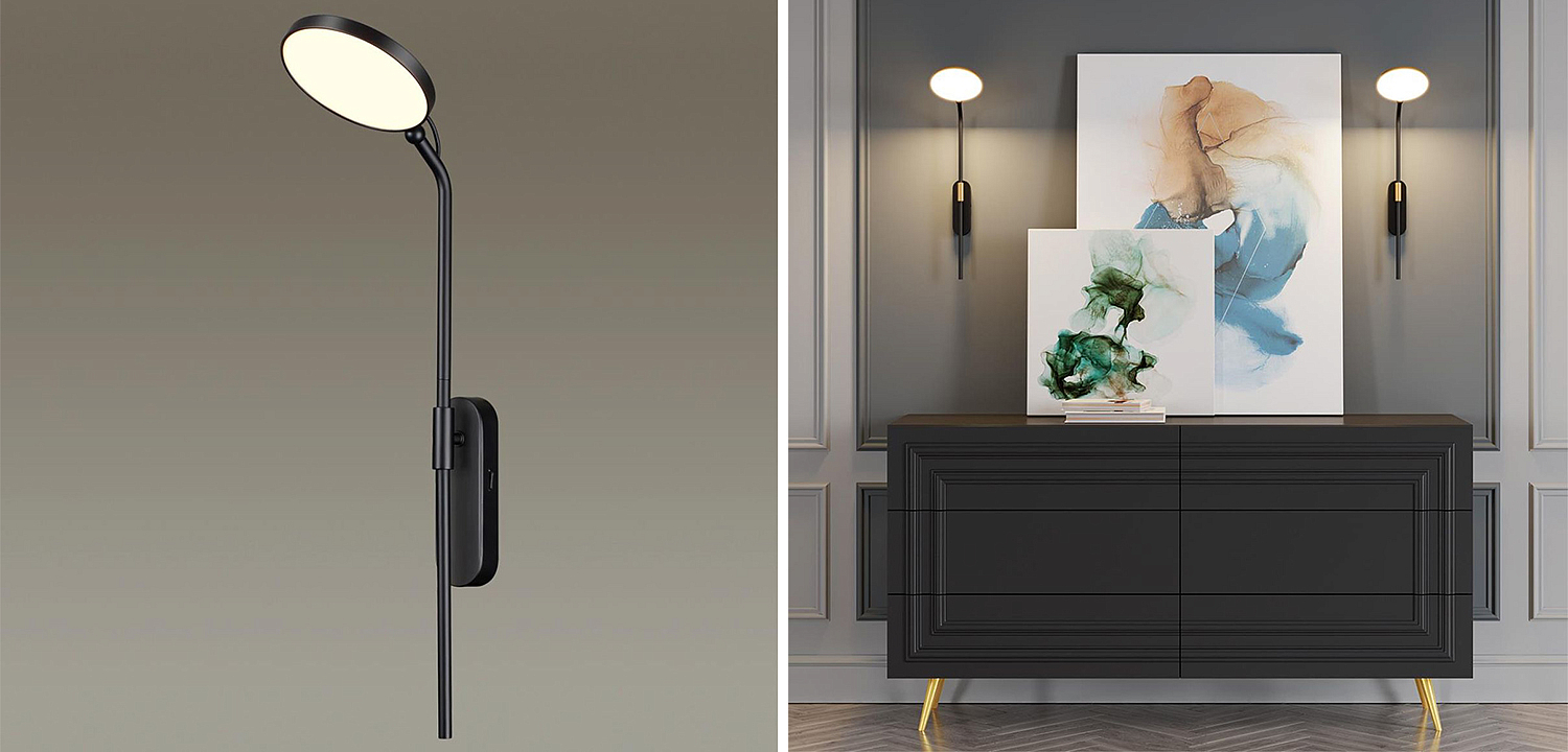 Бра Maxine Light Wall lamp Lantern Black Бра Maxine Light Wall lamp Lantern Black - Loft-Concept в Барнауле