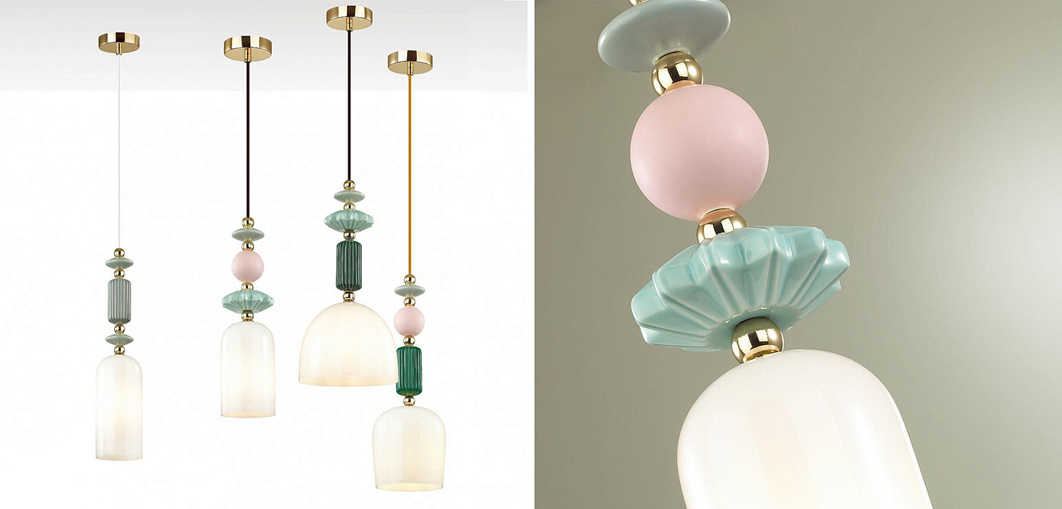 Подвесной светильник Iris hanging lamp candy Подвесной светильник Iris hanging lamp candy - Loft-Concept в Барнауле