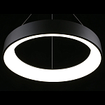 Люстра подвесная светодиодная Black Circle варинант исполнения - 4 | Loft Concept в Барнауле