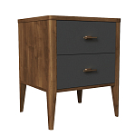 Тумба прикроватная с 2-мя ящиками Tasteful Furniture Light варинант исполнения - 4 | Loft Concept в Барнауле