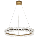 Кольцевая люстра с хрустальным декором Rowan Crystal Ring Horizontal Chandelier варинант исполнения - 2 | Loft Concept в Барнауле