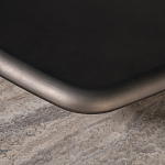 Столик журнальный квадратный  с полкой Sculptural Marble Accent с мрамором  варинант исполнения - 6 | Loft Concept в Барнауле