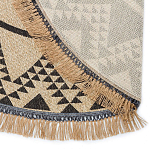 Ковер круглый из комбинированного состава Fantasy варинант исполнения - 4 | Loft Concept в Барнауле