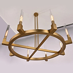Люстра CANELLE Round Chandelier 8 Modern Brass варинант исполнения - 2 | Loft Concept в Барнауле