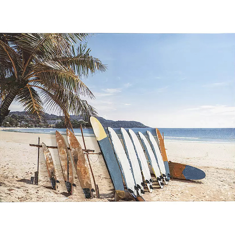 Панно декоративное в морском стиле Seascape and Surfing Мульти Панно декоративное в морском стиле Seascape and Surfing Мульти в Барнауле | Loft Concept