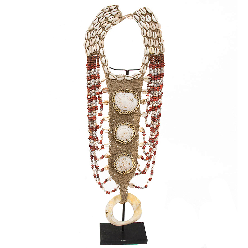 Этническое ожерелье из ракушек Aboriginal Long Necklace Shells Бежевый Коричневый Красный Белый Этническое ожерелье из ракушек Aboriginal Long Necklace Shells Бежевый Коричневый Красный Белый в Барнауле | Loft Concept