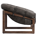 Кресло Duncan винтажная черная кожа варинант исполнения - 3 | Loft Concept в Барнауле