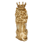 Статуэтка лев с детализированной гривой и изящной короной Lion Crown  варинант исполнения - 3 | Loft Concept в Барнауле
