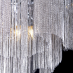 Люстра потолочная с металлическими цепочками Диаметр 99 см Atlantis Chain варинант исполнения - 5 | Loft Concept в Барнауле