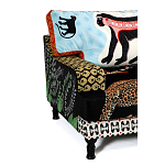 Большой Трехместный Диван с цветным принтом Qalakabusha Large Sofa варинант исполнения - 4 | Loft Concept в Барнауле