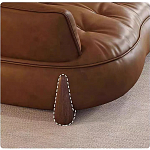 Кресло кожаное с деревянным каркасом Medieval Furniture варинант исполнения - 3 | Loft Concept в Барнауле