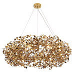 Люстра подвесная круглая с многочисленными металлическими круглыми элементами Terzani Argent варинант исполнения - 5 | Loft Concept в Барнауле