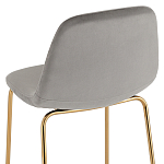 Барный стул на золотистых ножках VENDRAMIN Grey варинант исполнения - 7 | Loft Concept в Барнауле